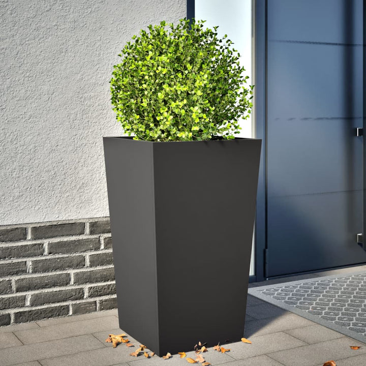 plantekrukke 45x45x75 cm stål sort