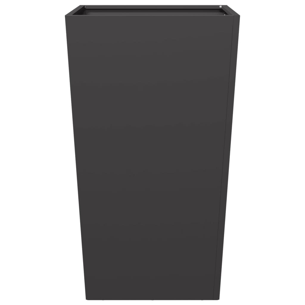 plantekrukker 2 stk. 45x45x75 cm stål sort