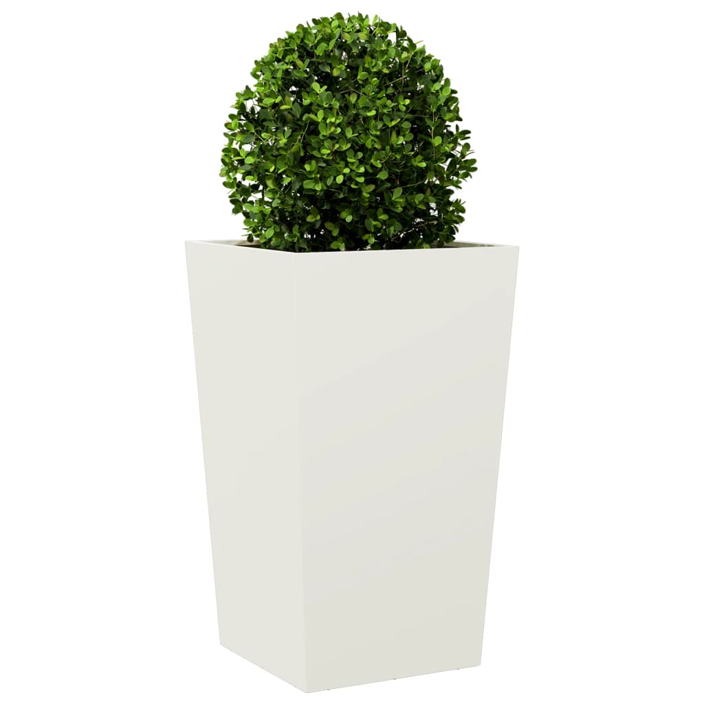 plantekrukke 45x45x75 cm stål hvid