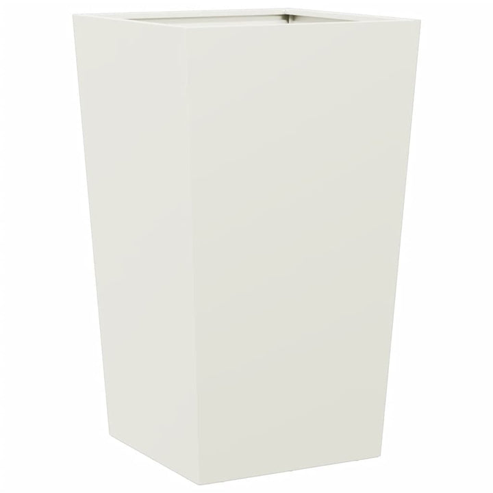 plantekrukker 2 stk. 45x45x75 cm stål hvid