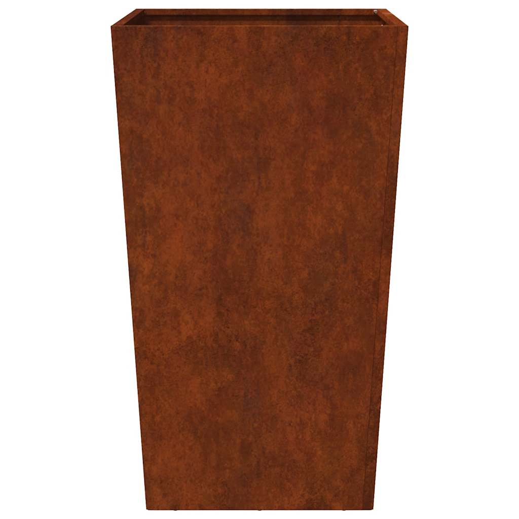 Havekrukker 2 stk 45x45x75 cm Forvitringsstål