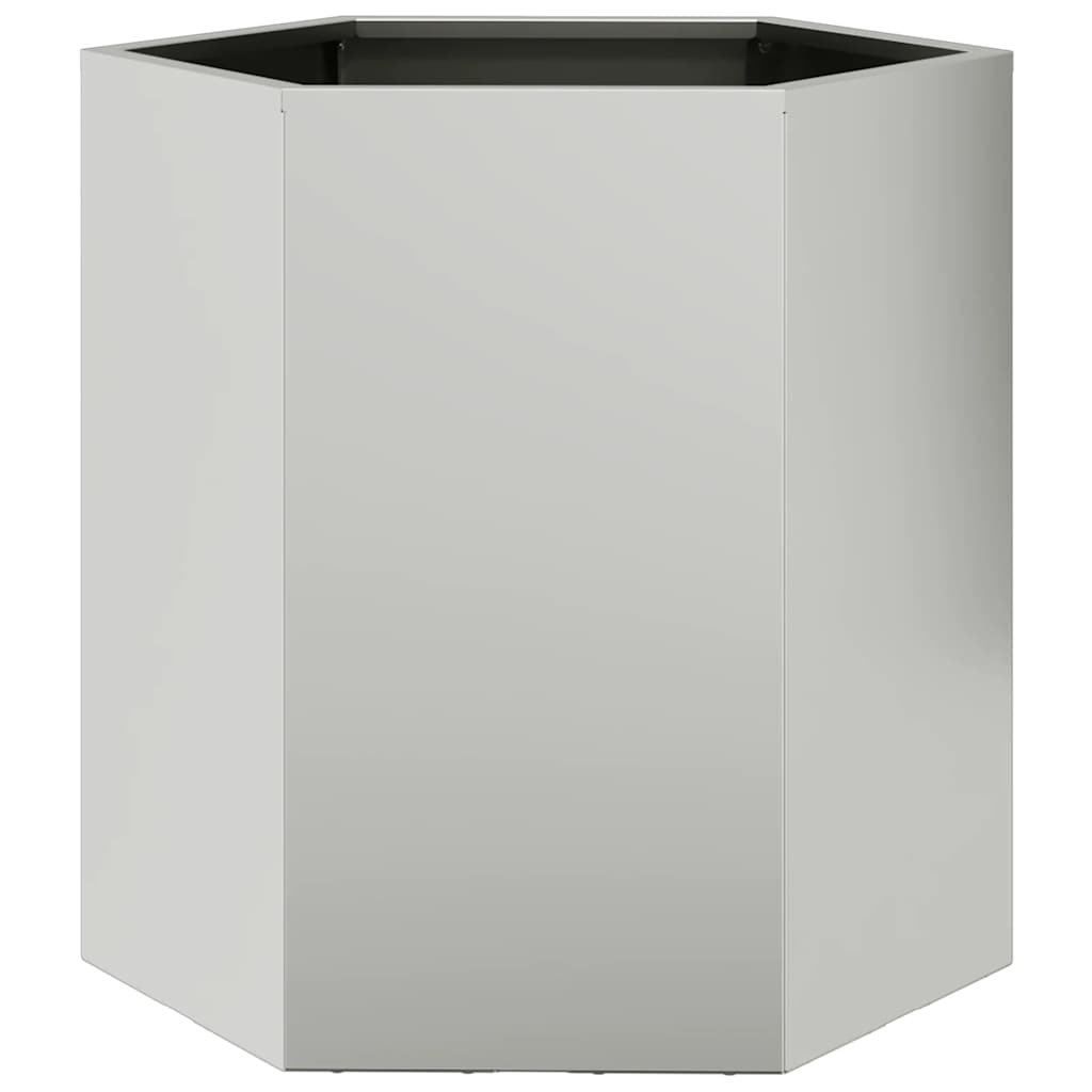 Havekrukker 2 stk 46x40x45 cm sekskantet Forvitringsstål