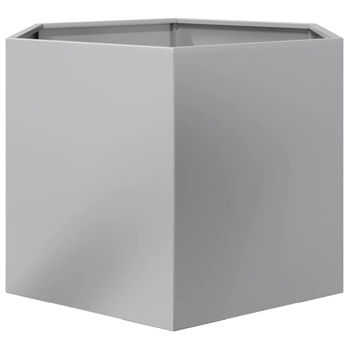 plantekasse 69x60x45 cm sekskantet galvaniseret stål