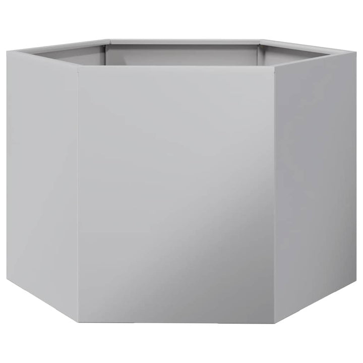 plantekasse 69x60x45 cm sekskantet galvaniseret stål