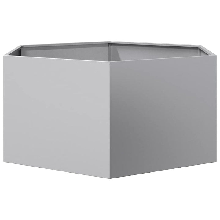plantekasse 104x90x45 cm sekskantet galvaniseret stål