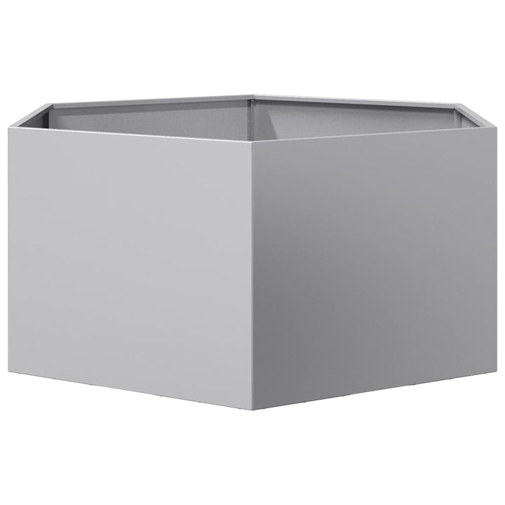 plantekasse 104x90x45 cm sekskantet galvaniseret stål
