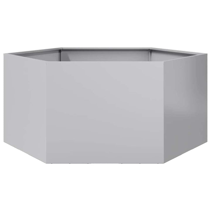 plantekasse 104x90x45 cm sekskantet galvaniseret stål