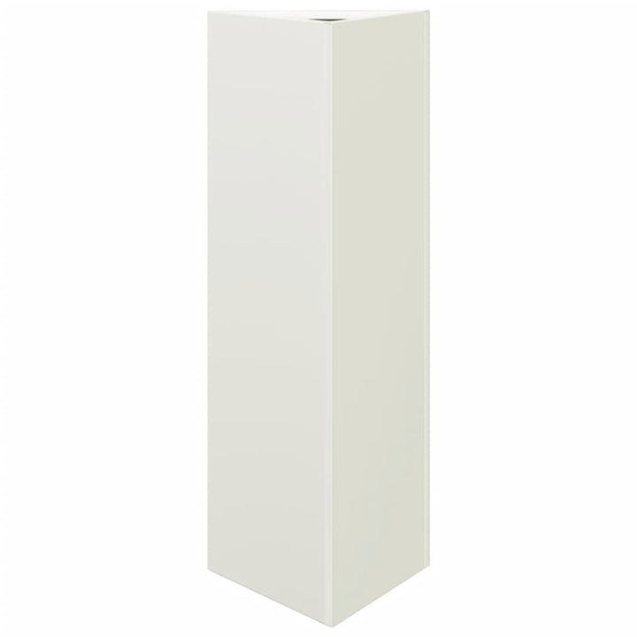 plantekrukke 30x26x75 cm trekantet stål hvid