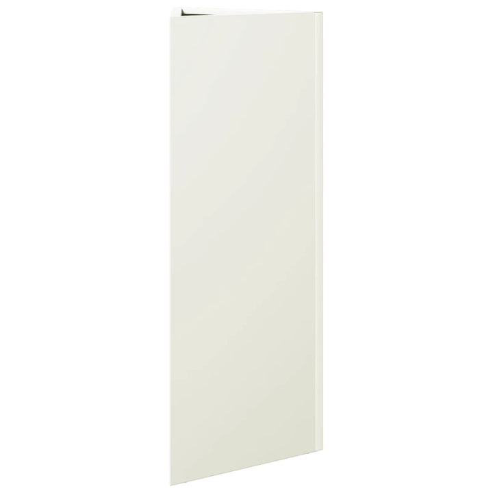 plantekrukker 2 stk. 30x26x75 cm trekantet stål hvid