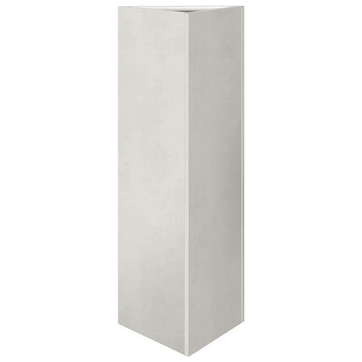 plantekasse 30x26x75 cm trekantet rustfrit stål