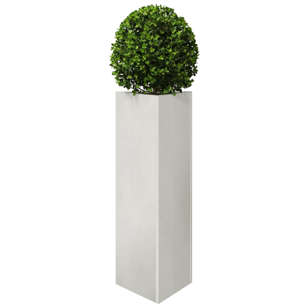 plantekasse 30x26x75 cm trekantet rustfrit stål