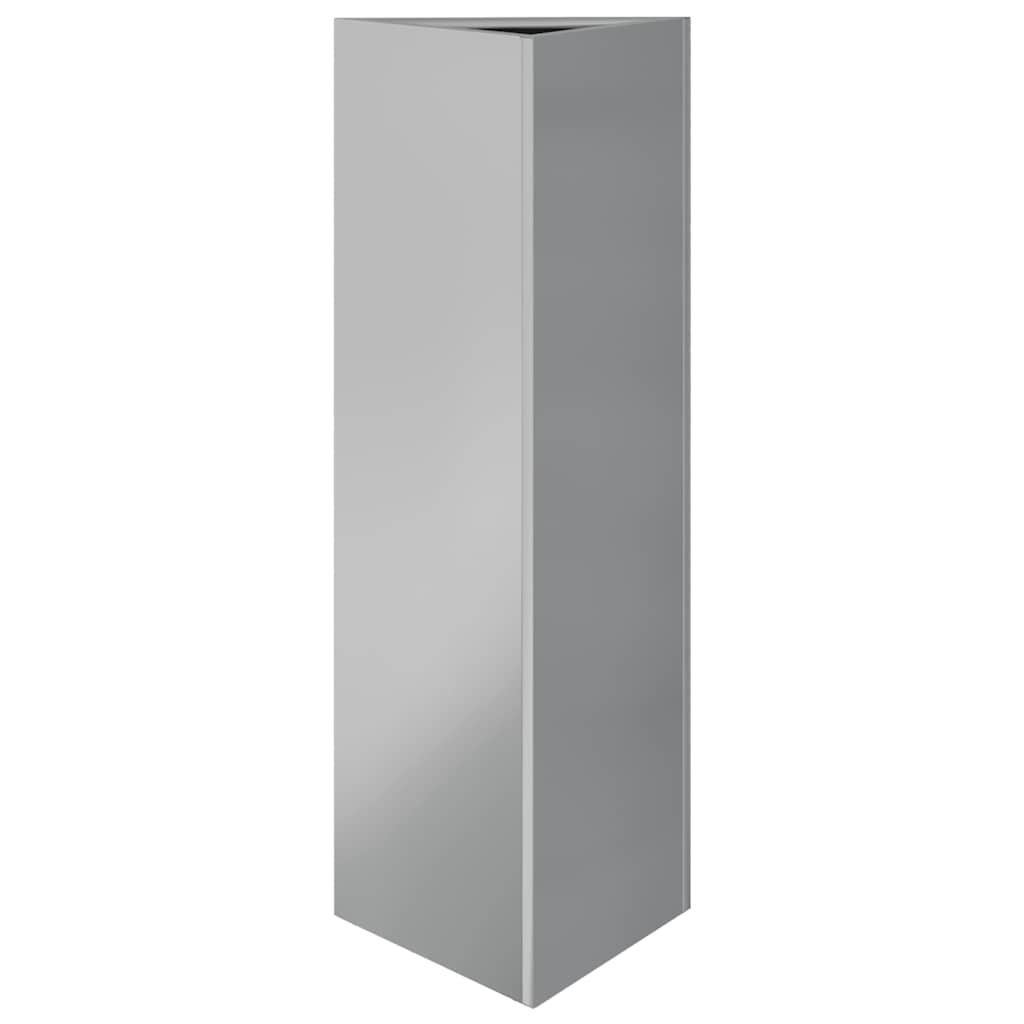 plantekasse 30x26x75 cm trekantet galvaniseret stål