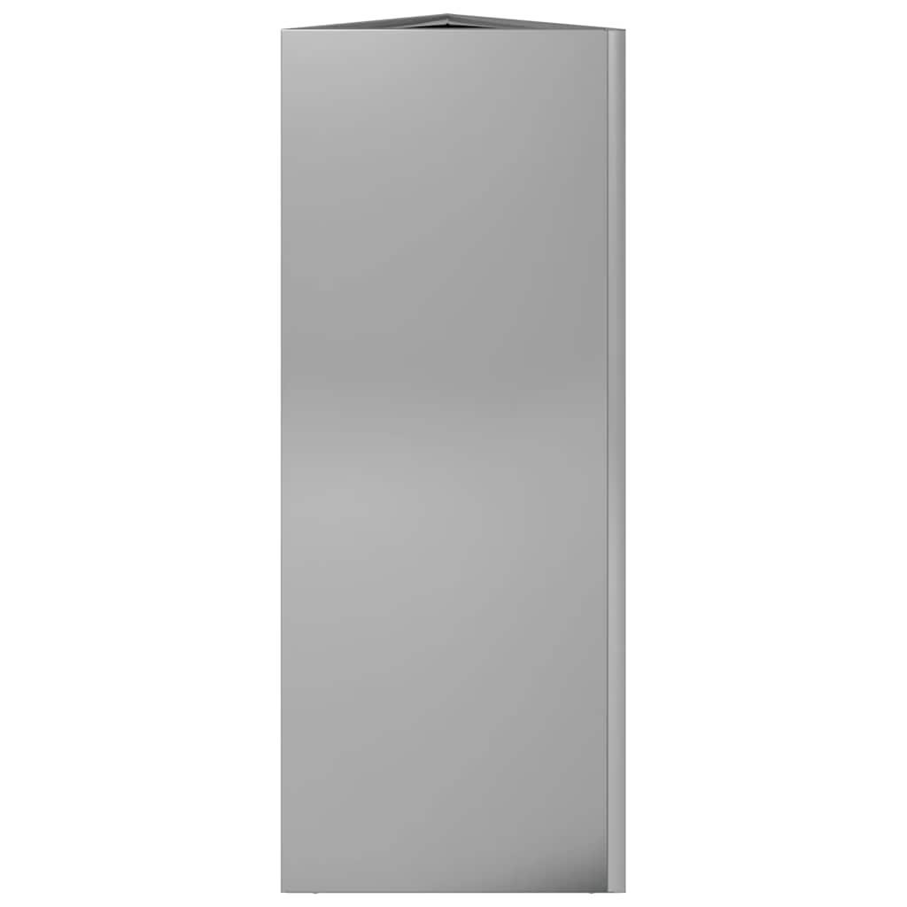 plantekasse 30x26x75 cm trekantet galvaniseret stål