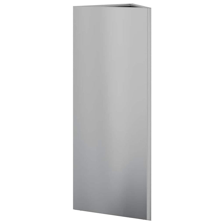 plantekasse 30x26x75 cm trekantet galvaniseret stål