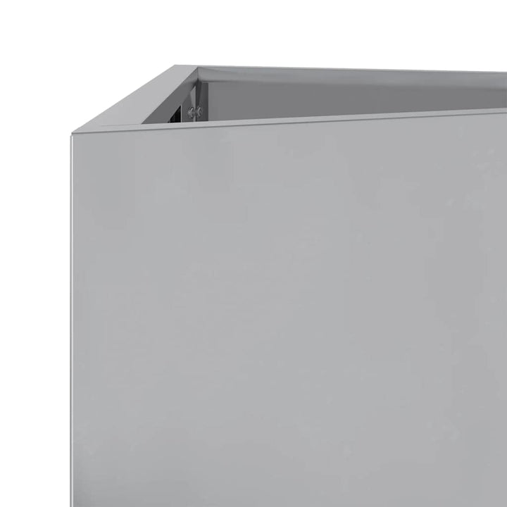 plantekasse 30x26x75 cm trekantet galvaniseret stål