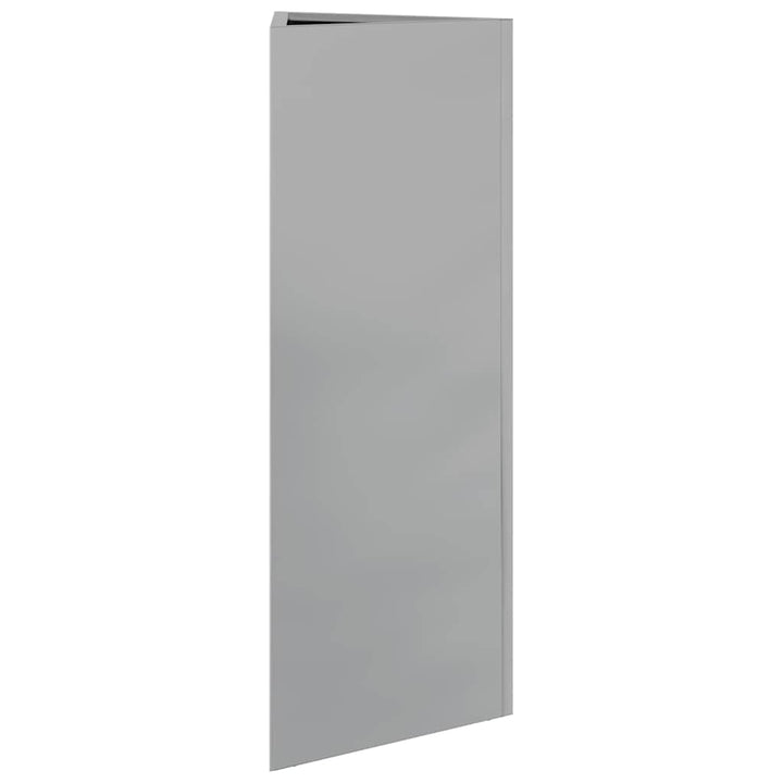 plantekrukker 2stk. 30x26x75cm trekantet galvaniseret stål sort
