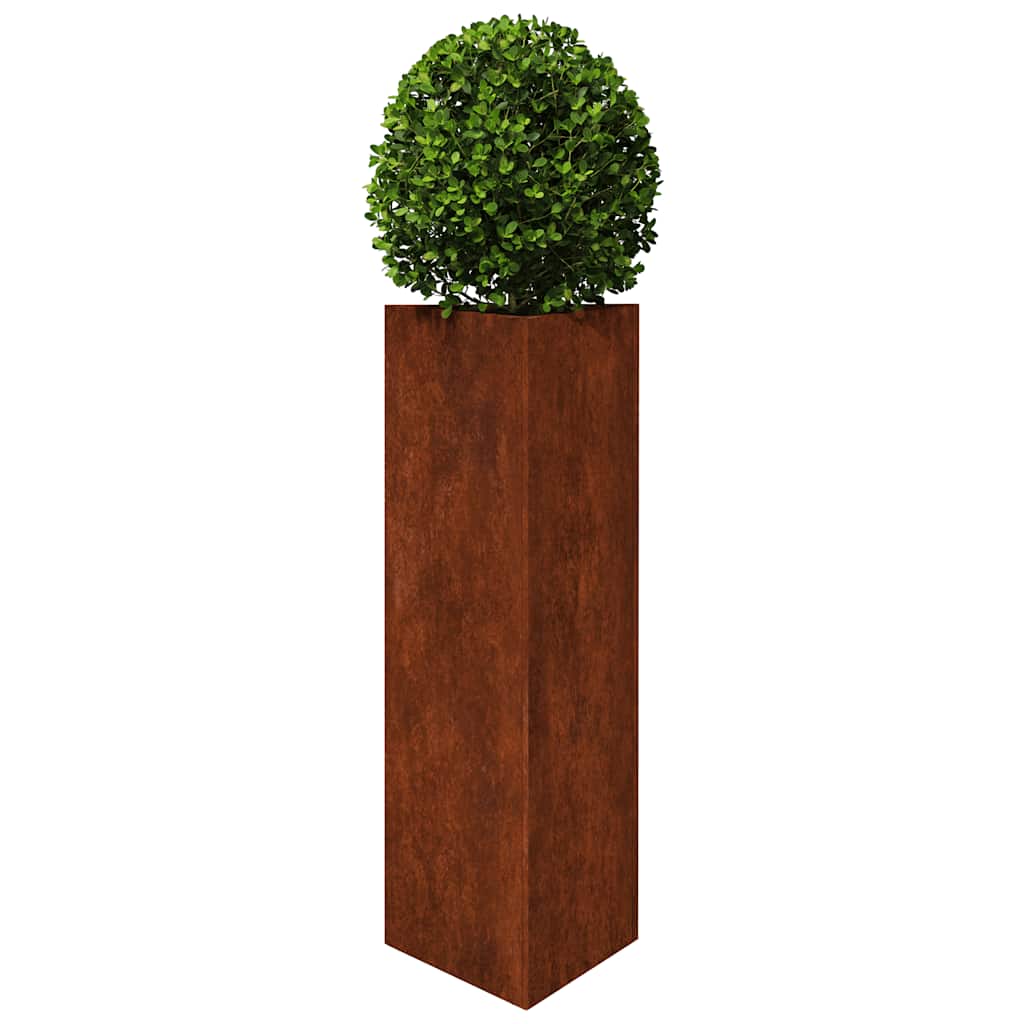 Havekrukker 2 stk. trekantede 30x26x75 cm i vejrbestandigt stål