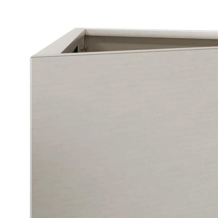 Havekrukker 2 stk. trekantede 30x26x75 cm i vejrbestandigt stål