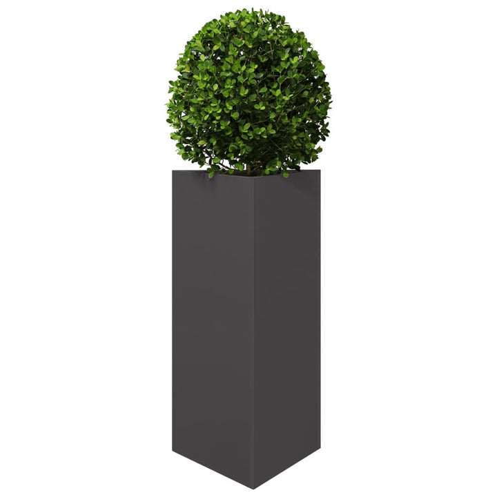 plantekrukke 40x34,5x75 cm trekantet stål sort