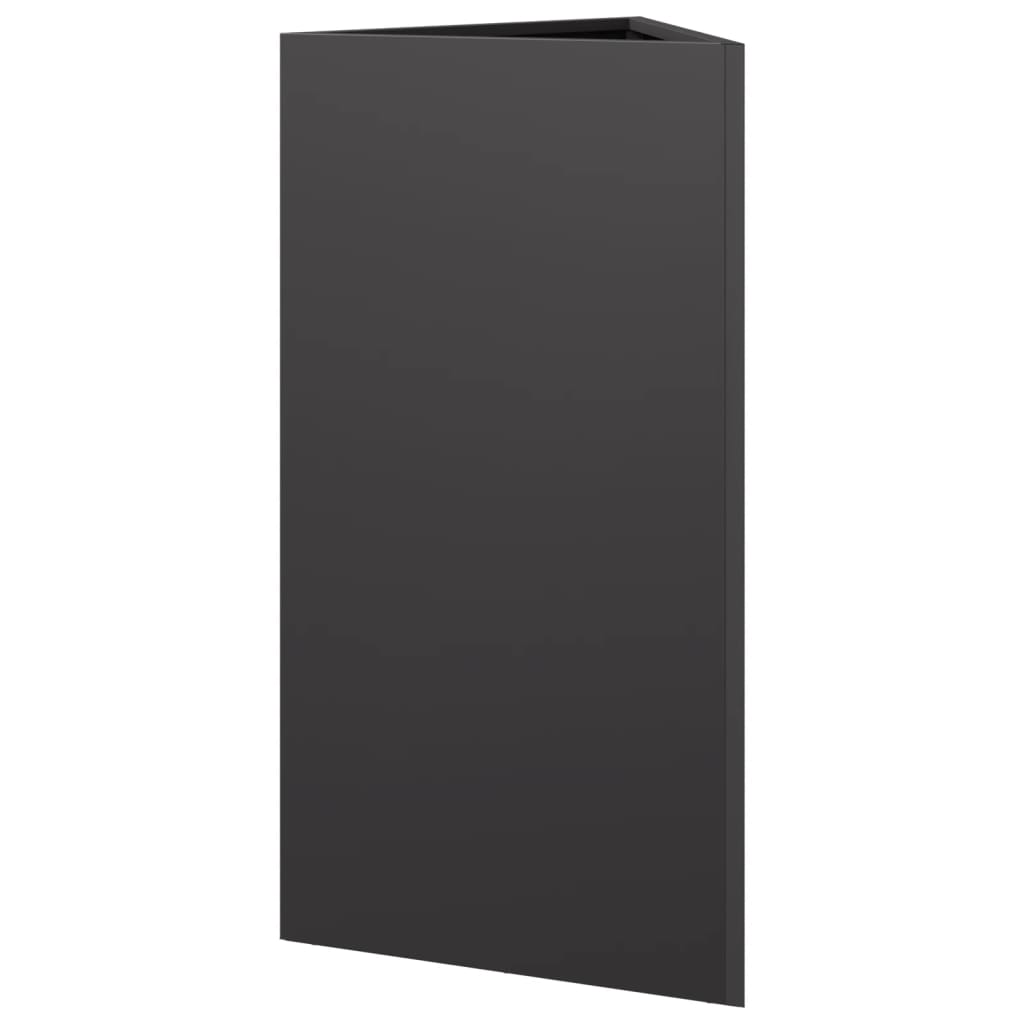 plantekrukke 40x34,5x75 cm trekantet stål sort