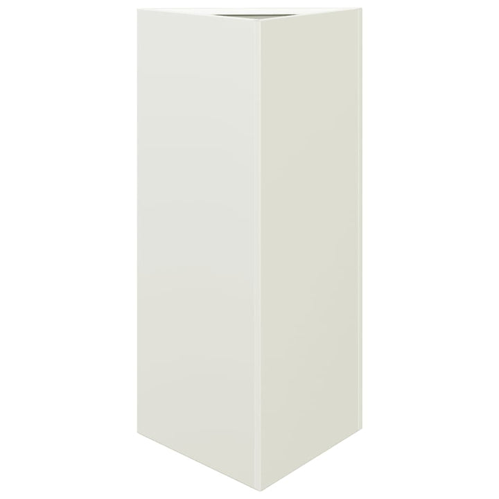 plantekrukke 40x34,5x75 cm trekantet stål hvid