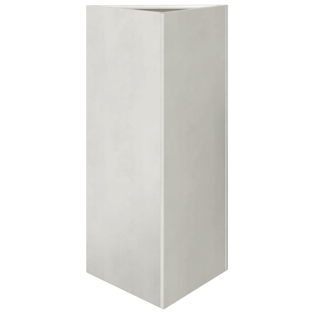 plantekrukke 40x34,5x75 cm trekantet rustfrit stål