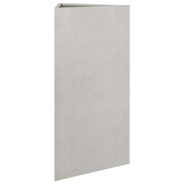 plantekrukke 40x34,5x75 cm trekantet rustfrit stål