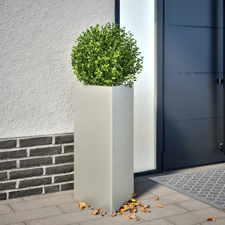 plantekrukke 40x34,5x75 cm trekantet rustfrit stål