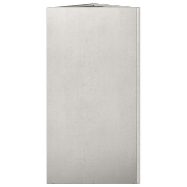 plantekasser 2 stk. 40x34,5x75 cm trekantet rustfrit stål