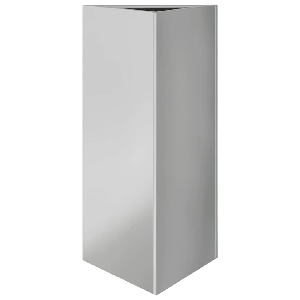 plantekasse 40x34,5x75 cm trekantet galvaniseret stål
