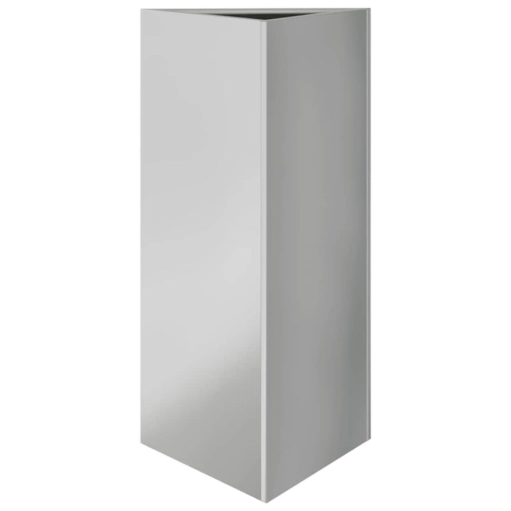 plantekasse 40x34,5x75 cm trekantet galvaniseret stål