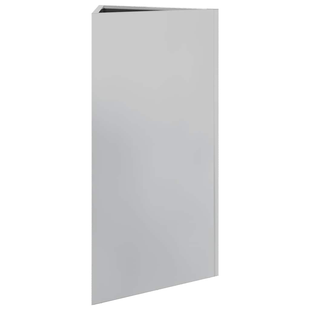 plantekasse 40x34,5x75 cm trekantet galvaniseret stål
