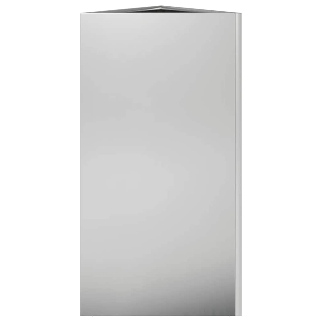 plantekasse 40x34,5x75 cm trekantet galvaniseret stål