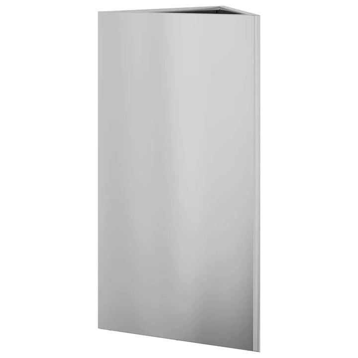plantekasse 40x34,5x75 cm trekantet galvaniseret stål