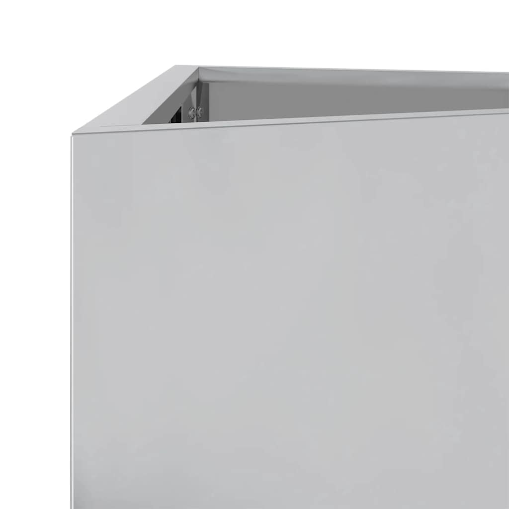 plantekasse 40x34,5x75 cm trekantet galvaniseret stål