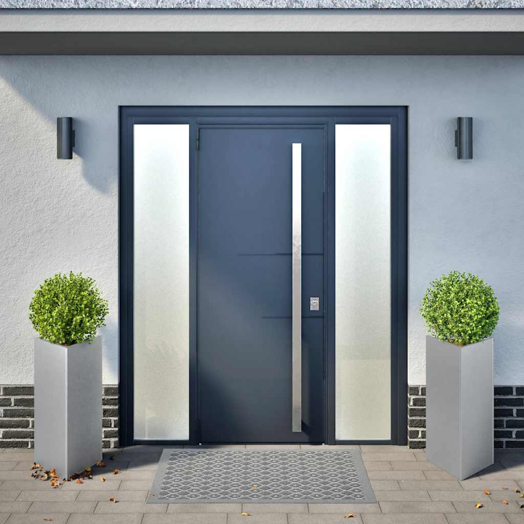 plantekasser 2stk. 40x34,5x75 cm trekantet galvaniseret stål