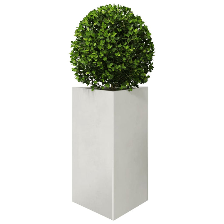 plantekasser 2 stk. 50x43x75 cm trekantet rustfrit stål sort