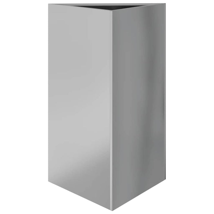 plantekasse 50x43x75 cm trekantet galvaniseret stål