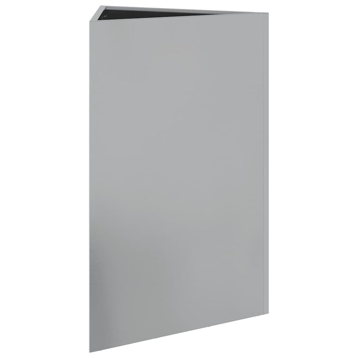 plantekasse 50x43x75 cm trekantet galvaniseret stål