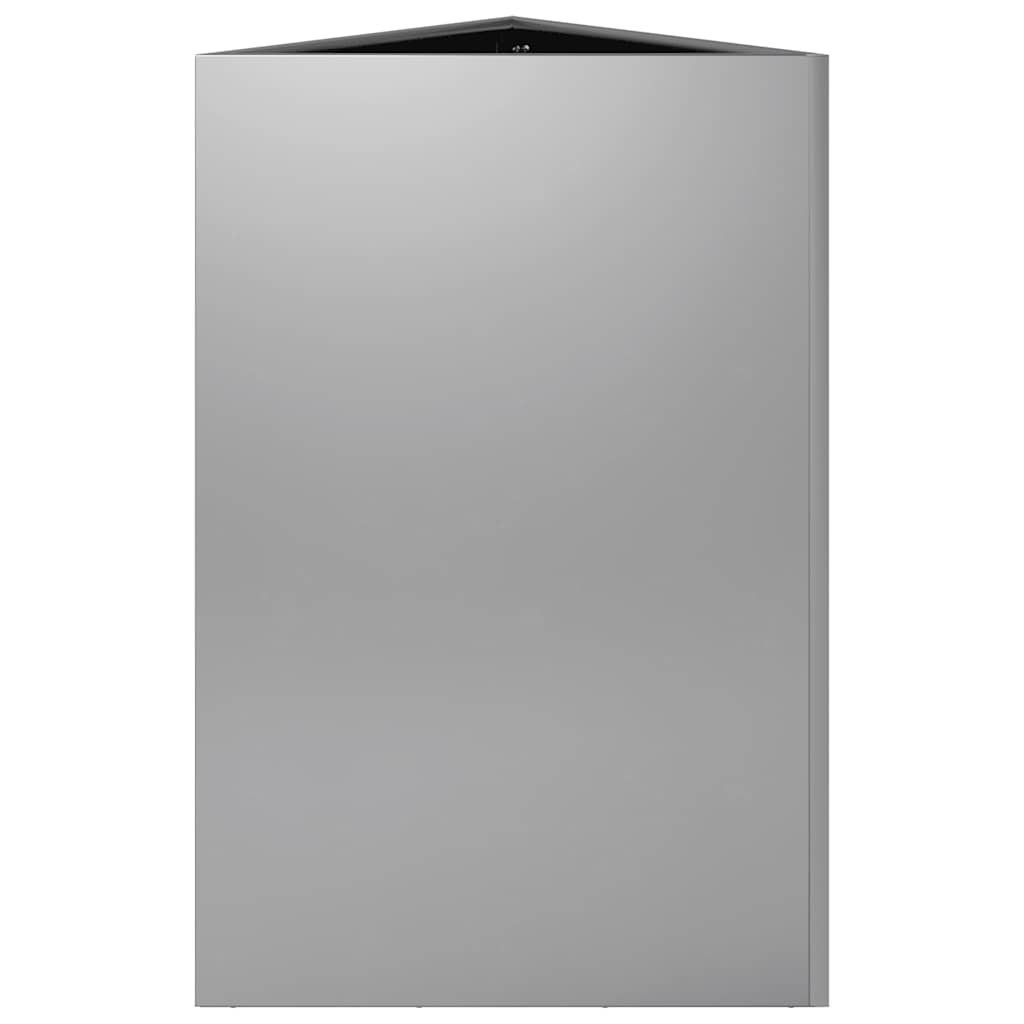 plantekasse 50x43x75 cm trekantet galvaniseret stål