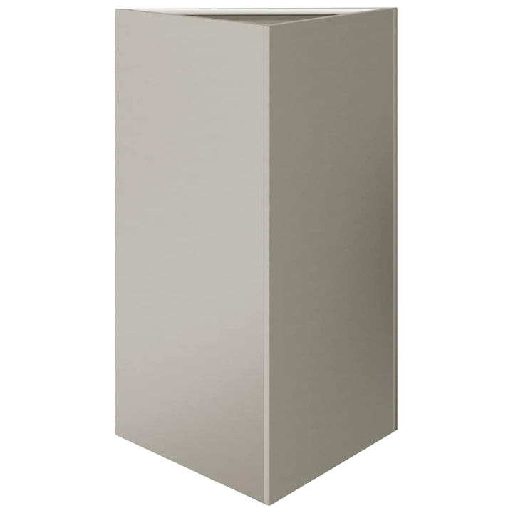 Havekrukker 2 stk Trekantet 50x43x75 cm Forvitringsstål