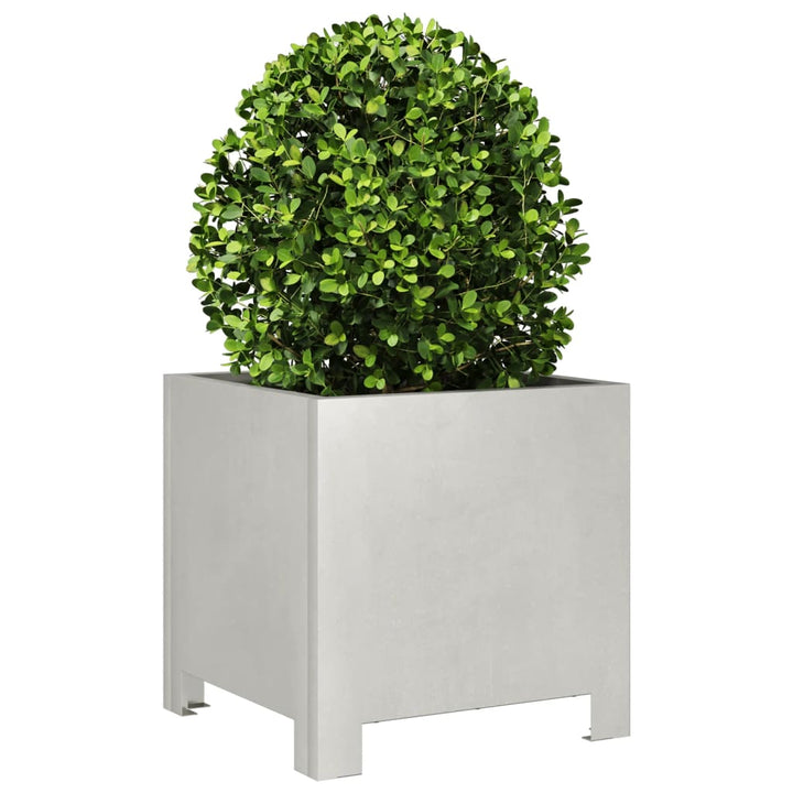 plantekrukker 2 stk. 30x30x30 cm rustfrit stål