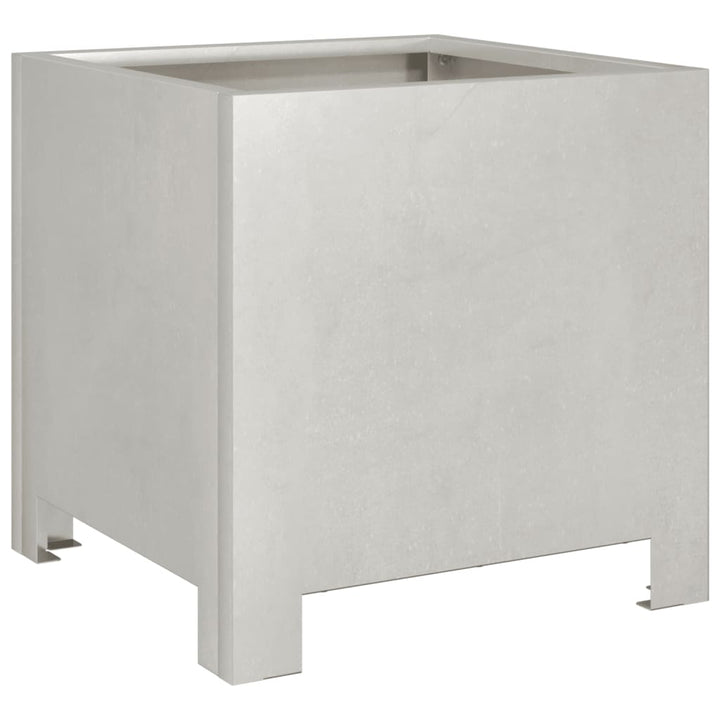 plantekrukker 2 stk. 30x30x30 cm rustfrit stål