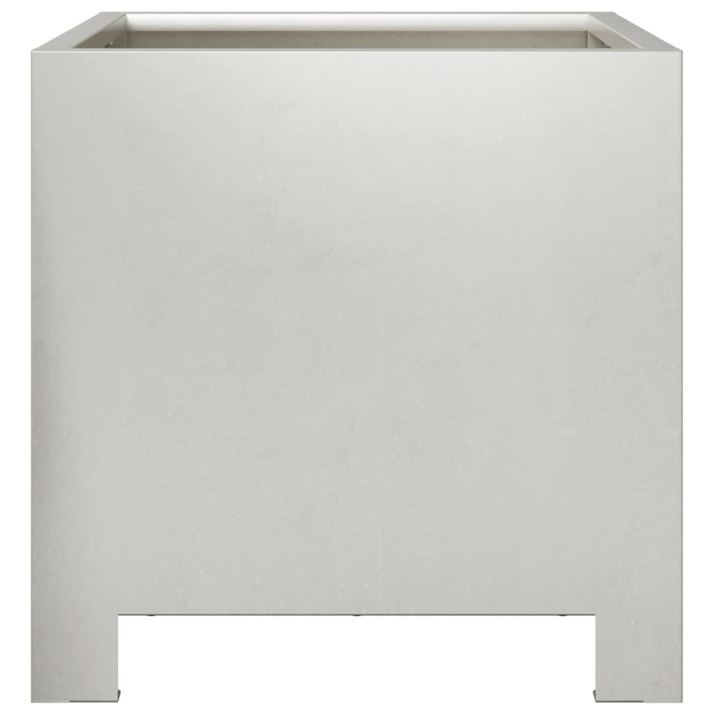 plantekrukker 2 stk. 30x30x30 cm rustfrit stål