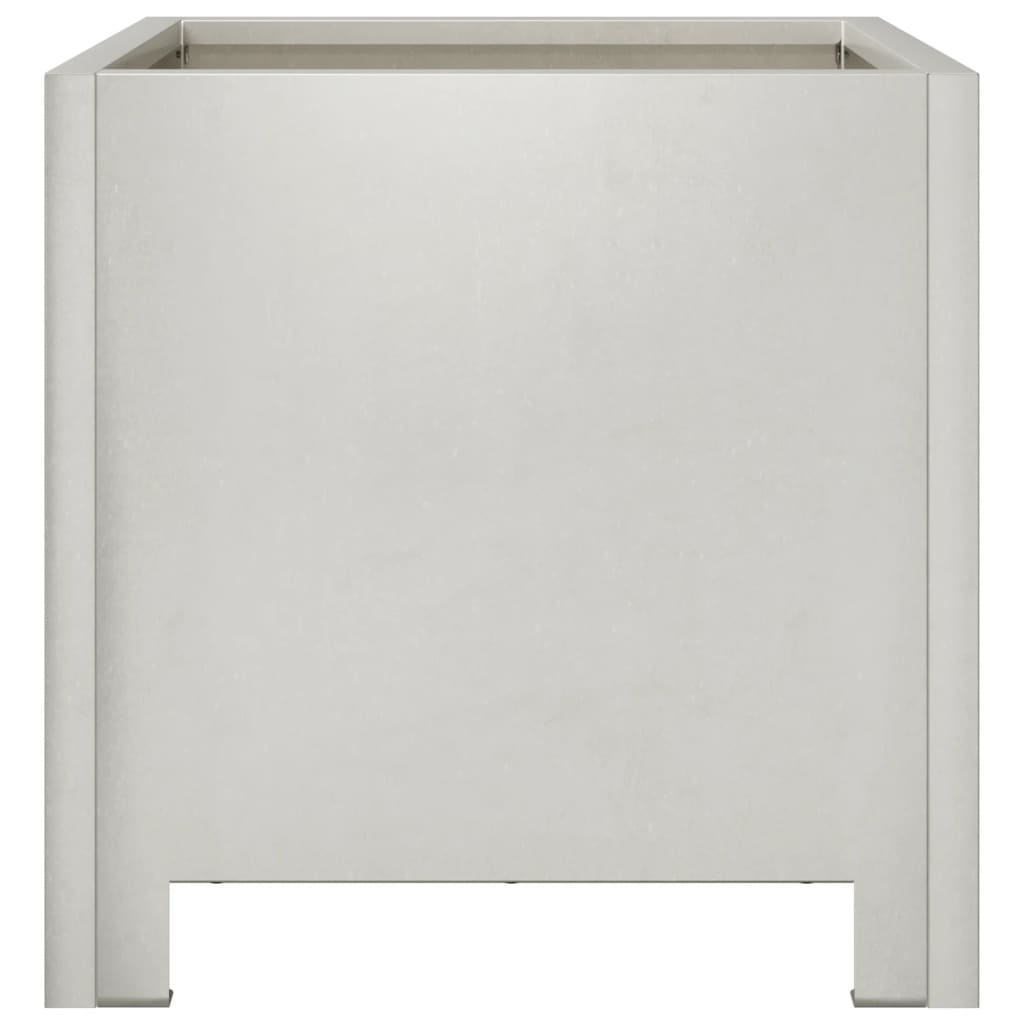 plantekrukker 2 stk. 30x30x30 cm rustfrit stål