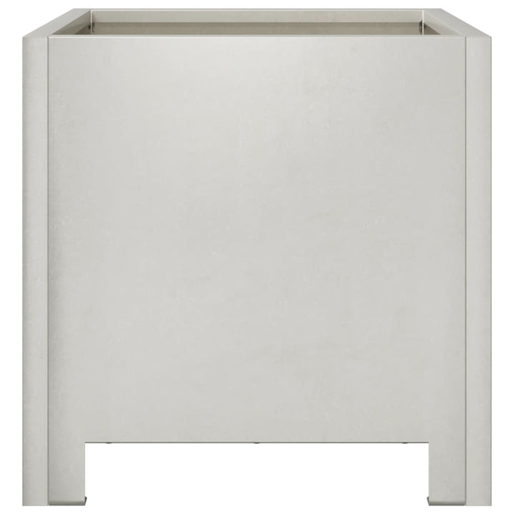 plantekrukker 2 stk. 30x30x30 cm rustfrit stål
