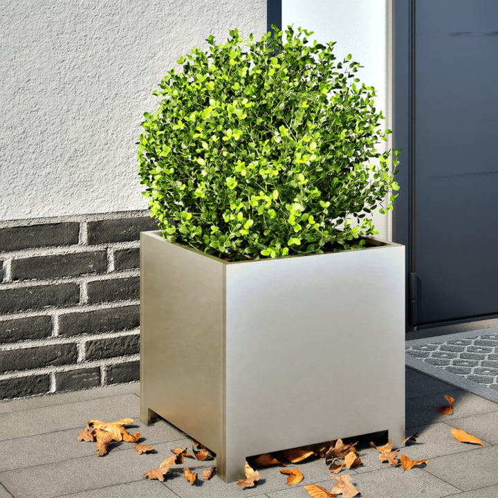 haveplantekasse 40x40x40 cm rustfrit stål