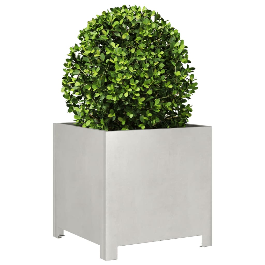 plantekrukker 2 stk. 40x40x40 cm rustfrit stål
