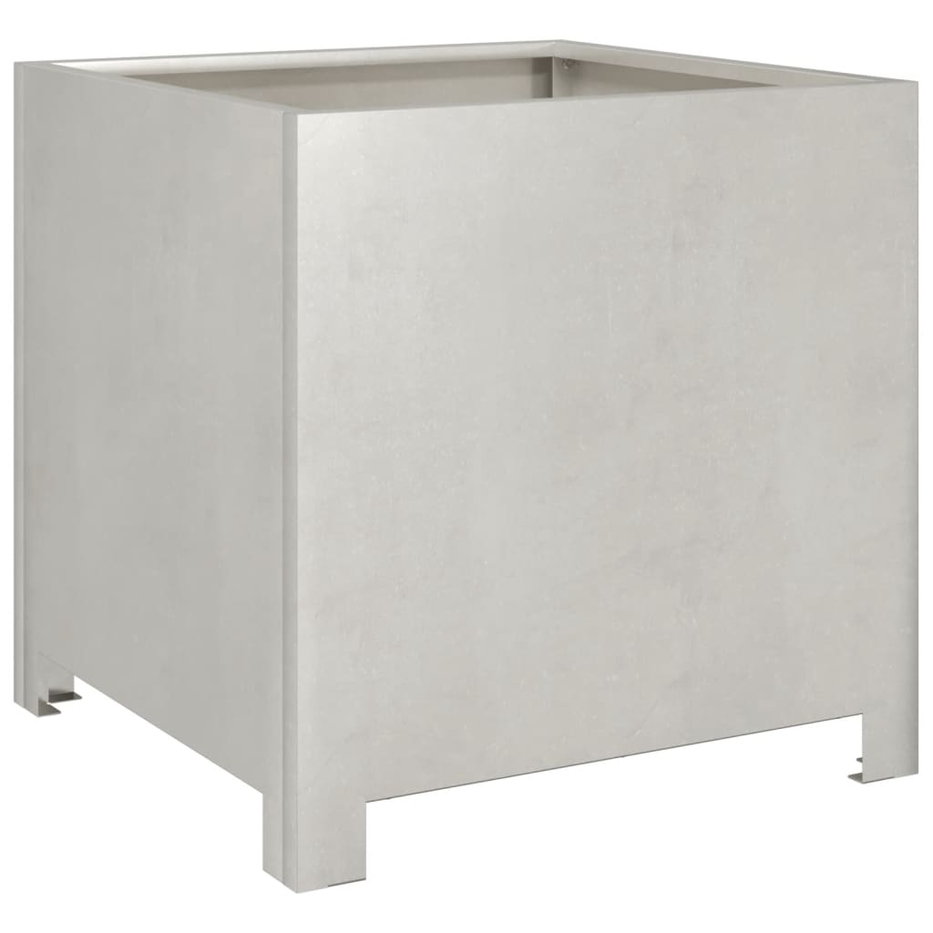 plantekrukker 2 stk. 40x40x40 cm rustfrit stål