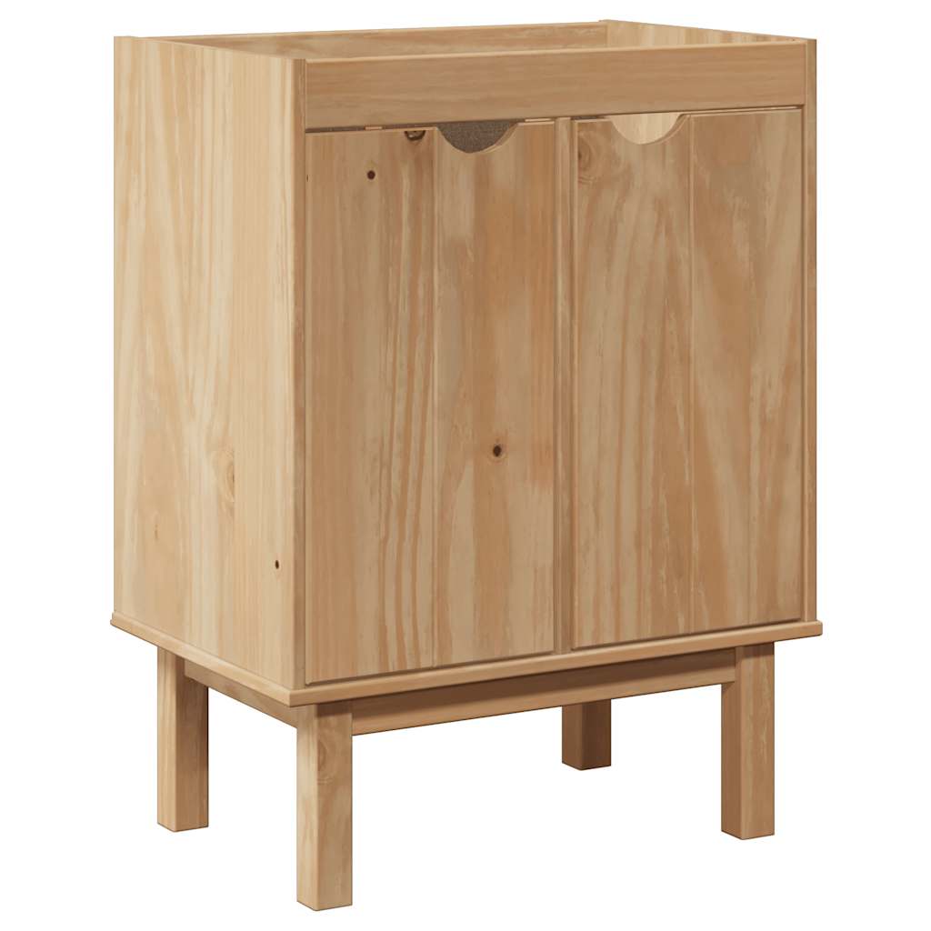 underskab til håndvask OTTA 59x40x80 cm massivt fyrretræ